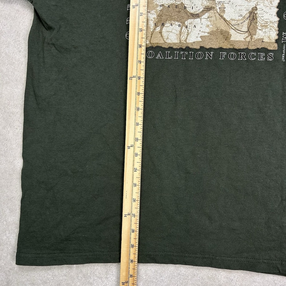 VTG Y2K Operation Iraqi Freedom Tshirt Men's XL Military Apache Helicopter - Picture 5 of 7